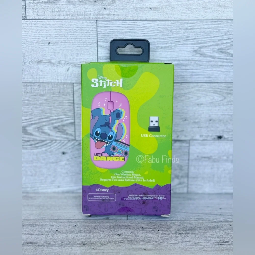 Disney Stich Mouse pad and wireless Mouse Set